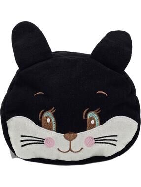 Cute Black Cat Face Kids Backpack with Ears